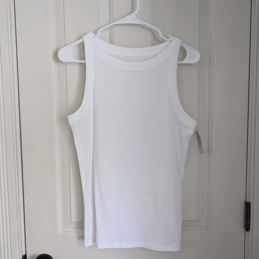 LOFT White Halter Tank M